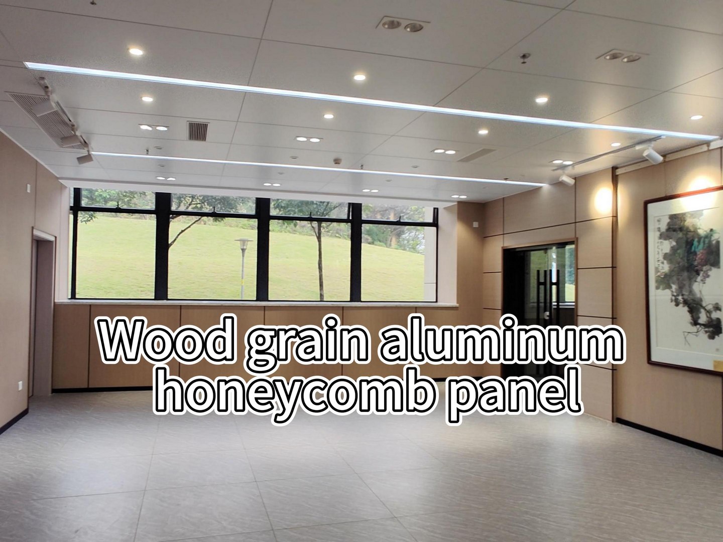 Wood grain Aluminum honeycomb Panel 01